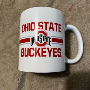 Ohio State Buckeyes White Mug